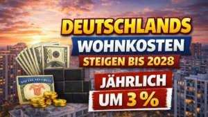 Deutschlands Wohnkosten steigen bis 2028 jährlich um 3 %