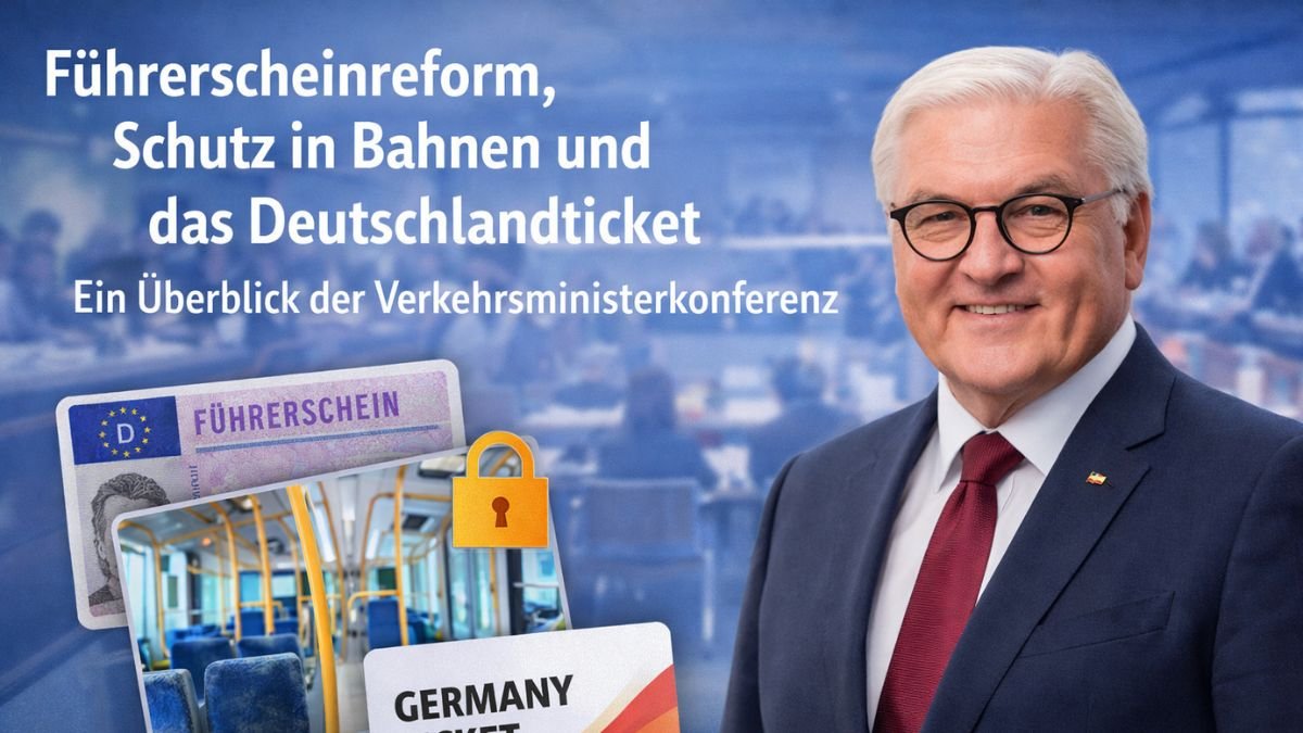 Führerscheinreform, Schutz in Bahnen und das Deutschlandticket - Ein Überblick der Verkehrsministerkonferenz