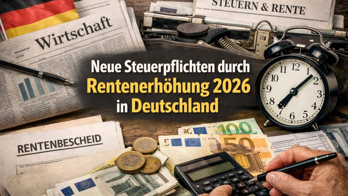 Neue Steuerpflichten durch Rentenerhöhung 2026 in Deutschland